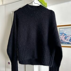 Cos boxy alpaca-blend sweater